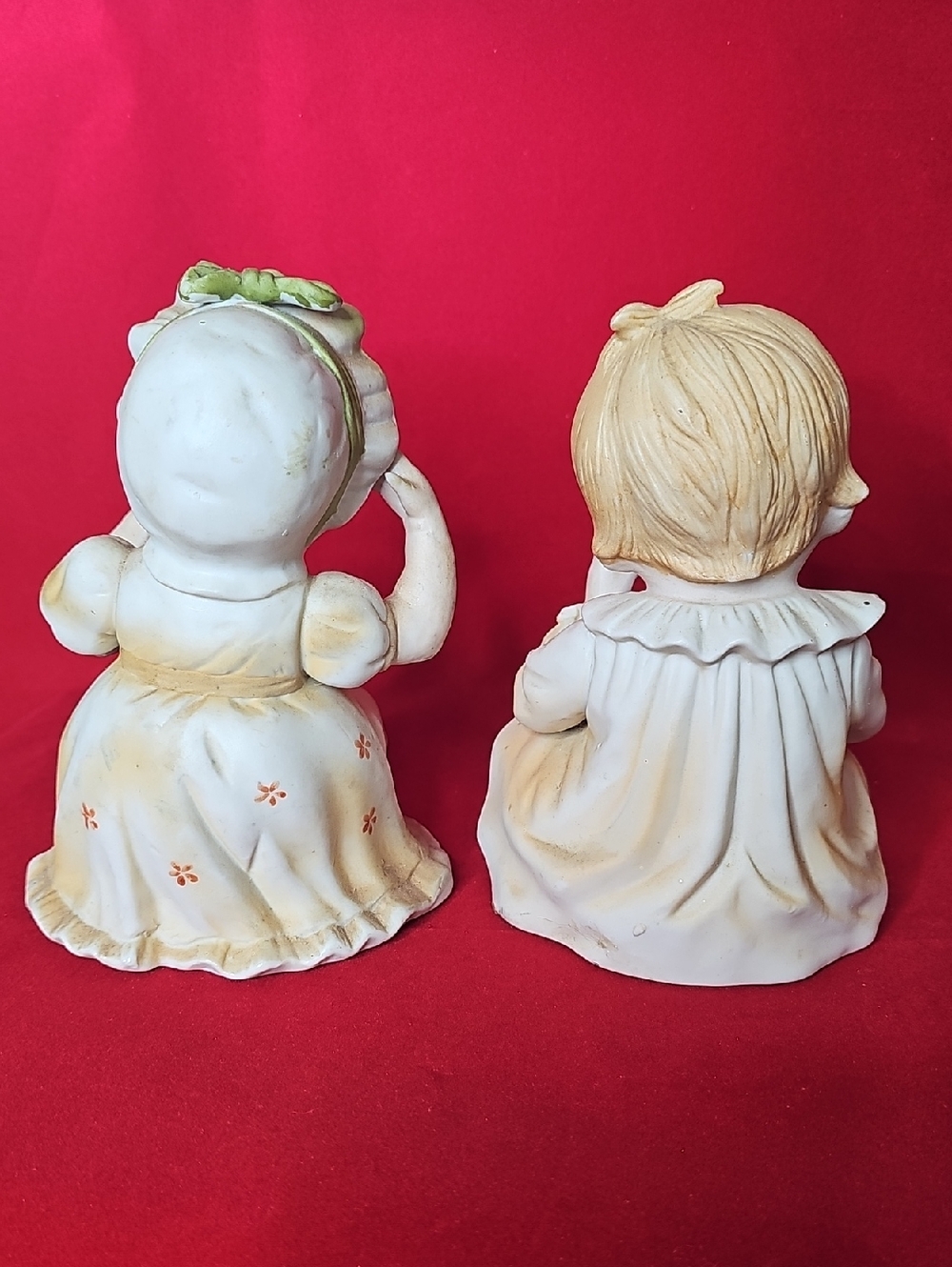VintagePorcelain Figurines Piano Babies - Picture 2 of 6
